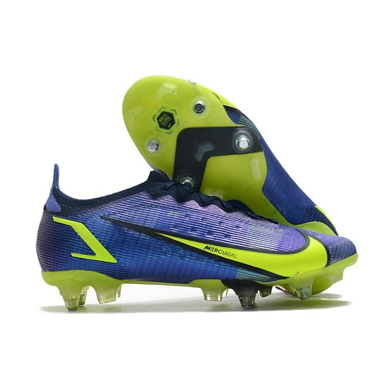 Nike Mercurial Vapor Elite SG Pro Recharge Neon Modrý Navy